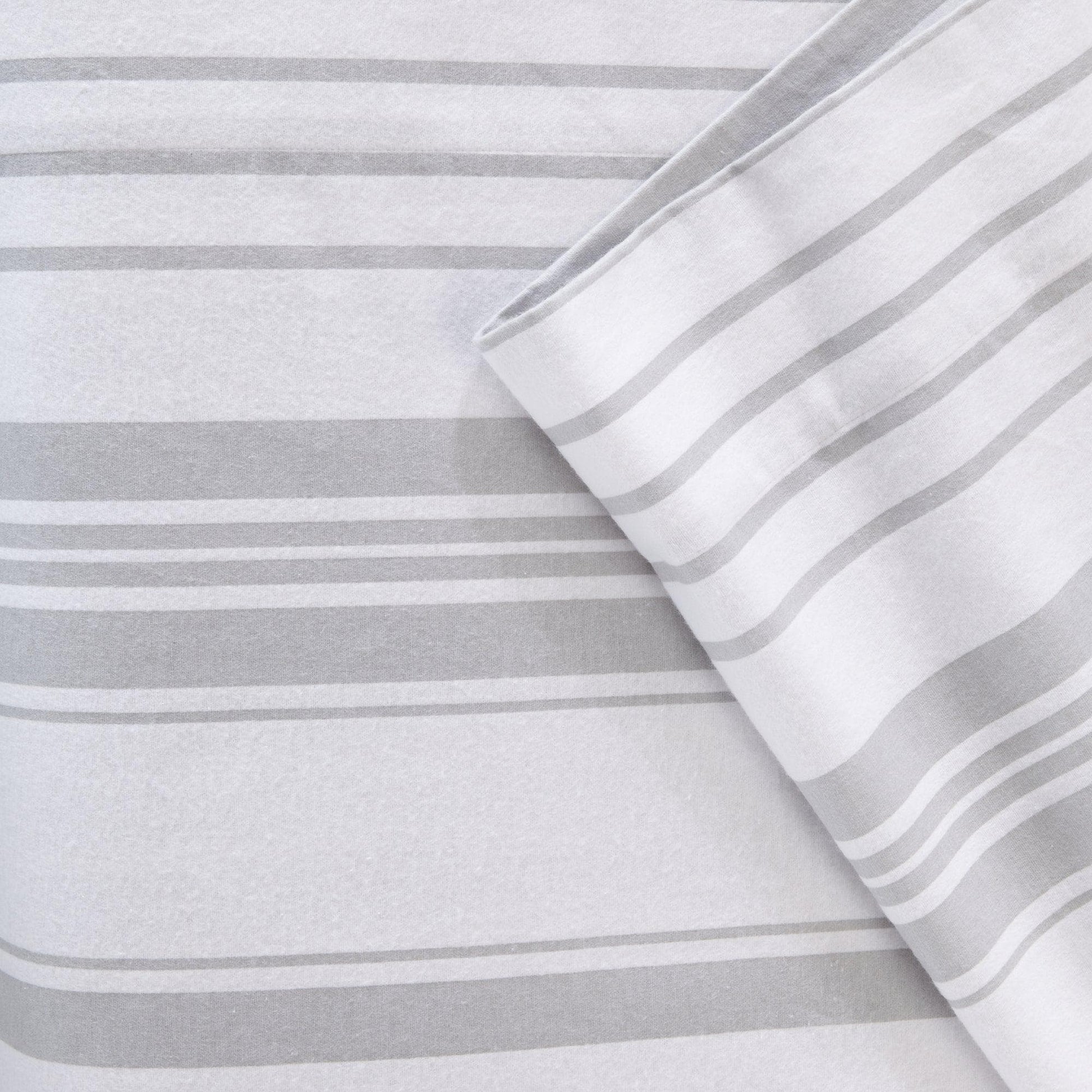 Sleep City Twin / Taupe Sheets 4-Piece Turkish Cotton Flannel Sheet - Raye Collection Great Bay Home