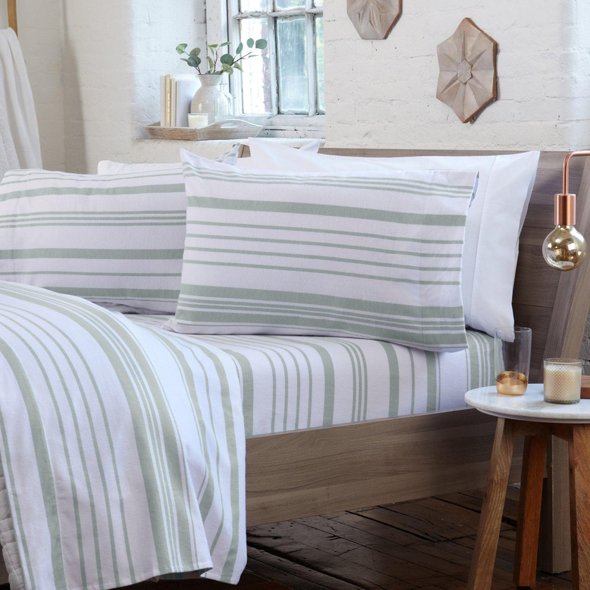 Sleep City Twin / Taupe Sheets 4-Piece Turkish Cotton Flannel Sheet - Raye Collection Great Bay Home