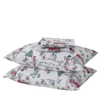 4-Piece Lodge Microfiber Sheet - Mountain Ridge Collection