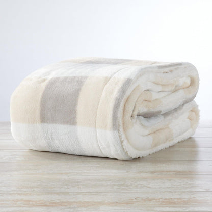 Velvet Plush Sherpa Luxury Bed Blanket - Kinsley Collection