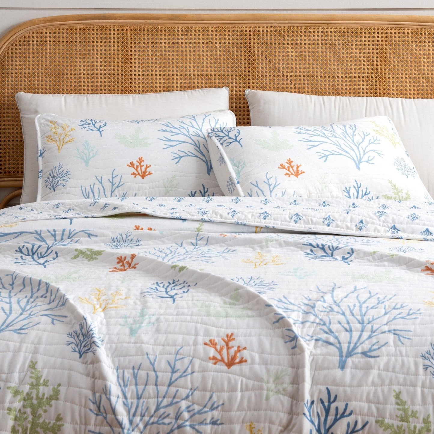 Sleep City Twin / Maldives 3-Piece Coastal Quilt - Maldives Collection Great Bay Home
