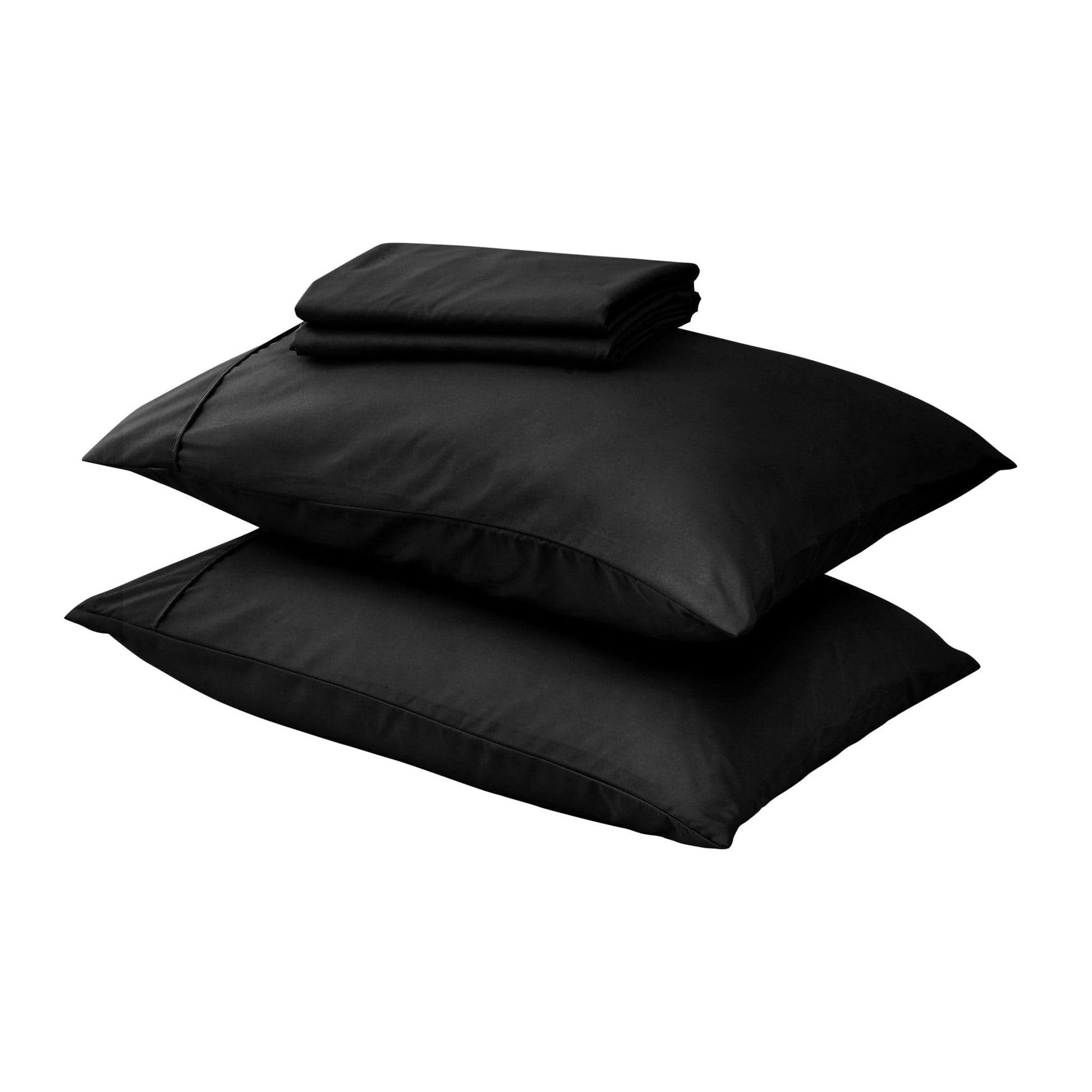 Sleep City Twin / Grey 4 Piece Solid Microfiber Sheet - Amara Collection Great Bay Home