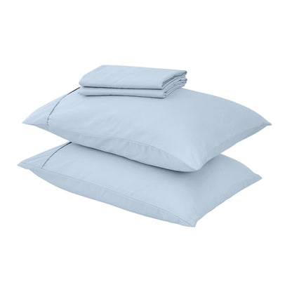 Sleep City Twin / Grey 4 Piece Solid Microfiber Sheet - Amara Collection Great Bay Home