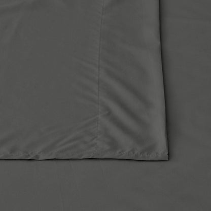 Sleep City Twin / Grey 4 Piece Solid Microfiber Sheet - Amara Collection Great Bay Home