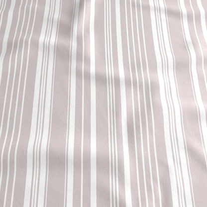 Sleep City King / Sage Green Stripe Bed Sheets 4-Piece Striped Microfiber Sheet Set - Elouise Collection Great Bay Home