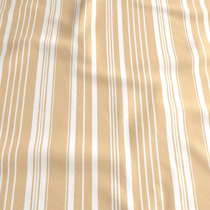 Sleep City King / Sage Green Stripe Bed Sheets 4-Piece Striped Microfiber Sheet Set - Elouise Collection Great Bay Home