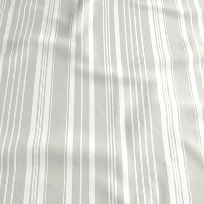 Sleep City King / Sage Green Stripe Bed Sheets 4-Piece Striped Microfiber Sheet Set - Elouise Collection Great Bay Home