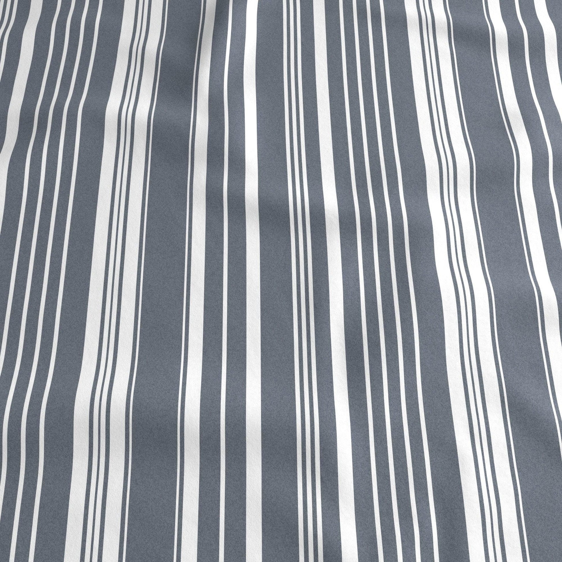 Sleep City King / Sage Green Stripe Bed Sheets 4-Piece Striped Microfiber Sheet Set - Elouise Collection Great Bay Home