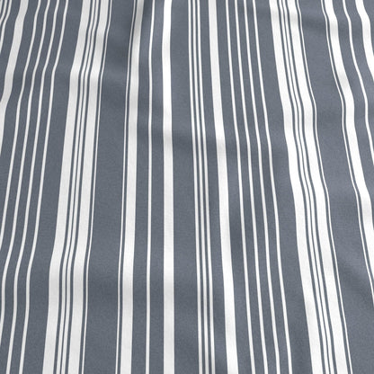 Sleep City King / Sage Green Stripe Bed Sheets 4-Piece Striped Microfiber Sheet Set - Elouise Collection Great Bay Home