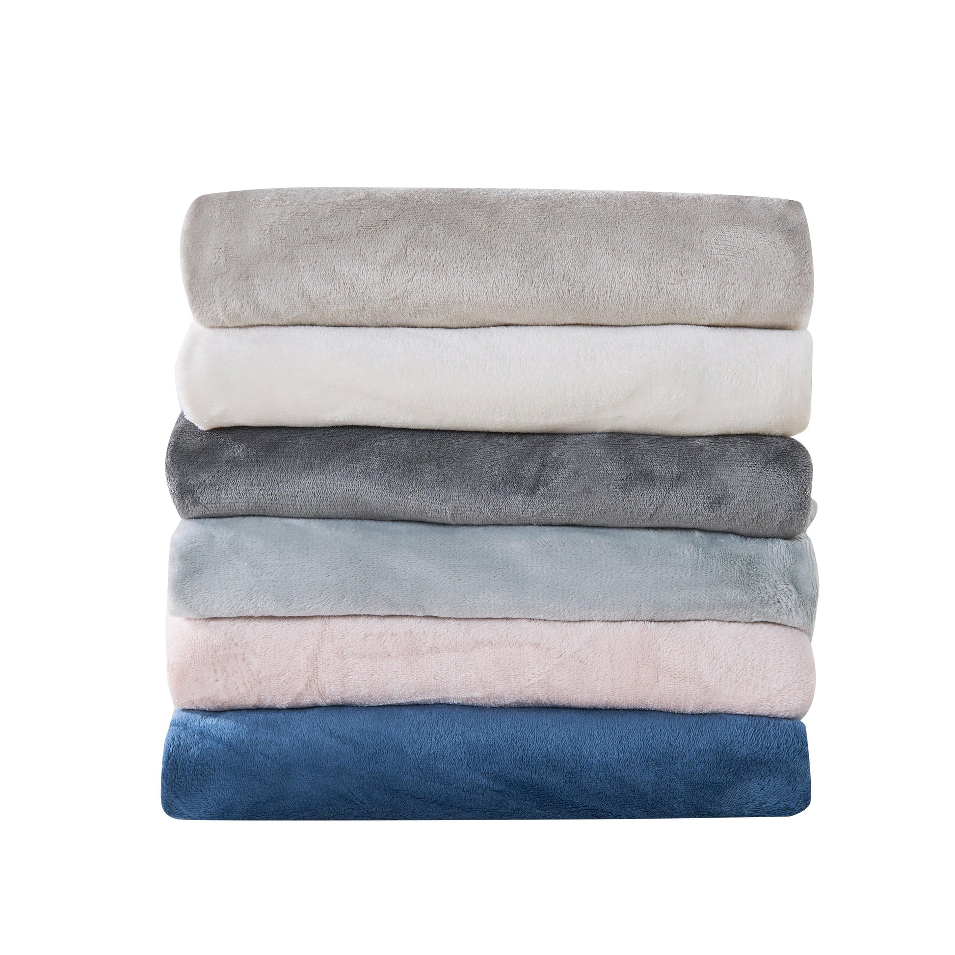 Sleep City Twin / Dark Grey Bed Sheets Solid Plush Fitted Sheet - Velvet Luxe Collection Great Bay Home