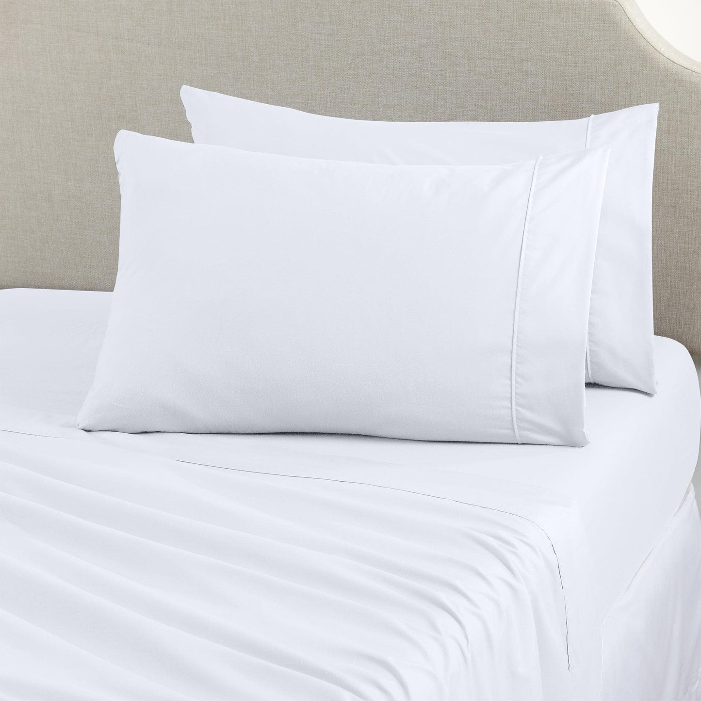 Sleep City King / White Bed Sheets Triblend Sheet Set - Avani Collection Great Bay Home