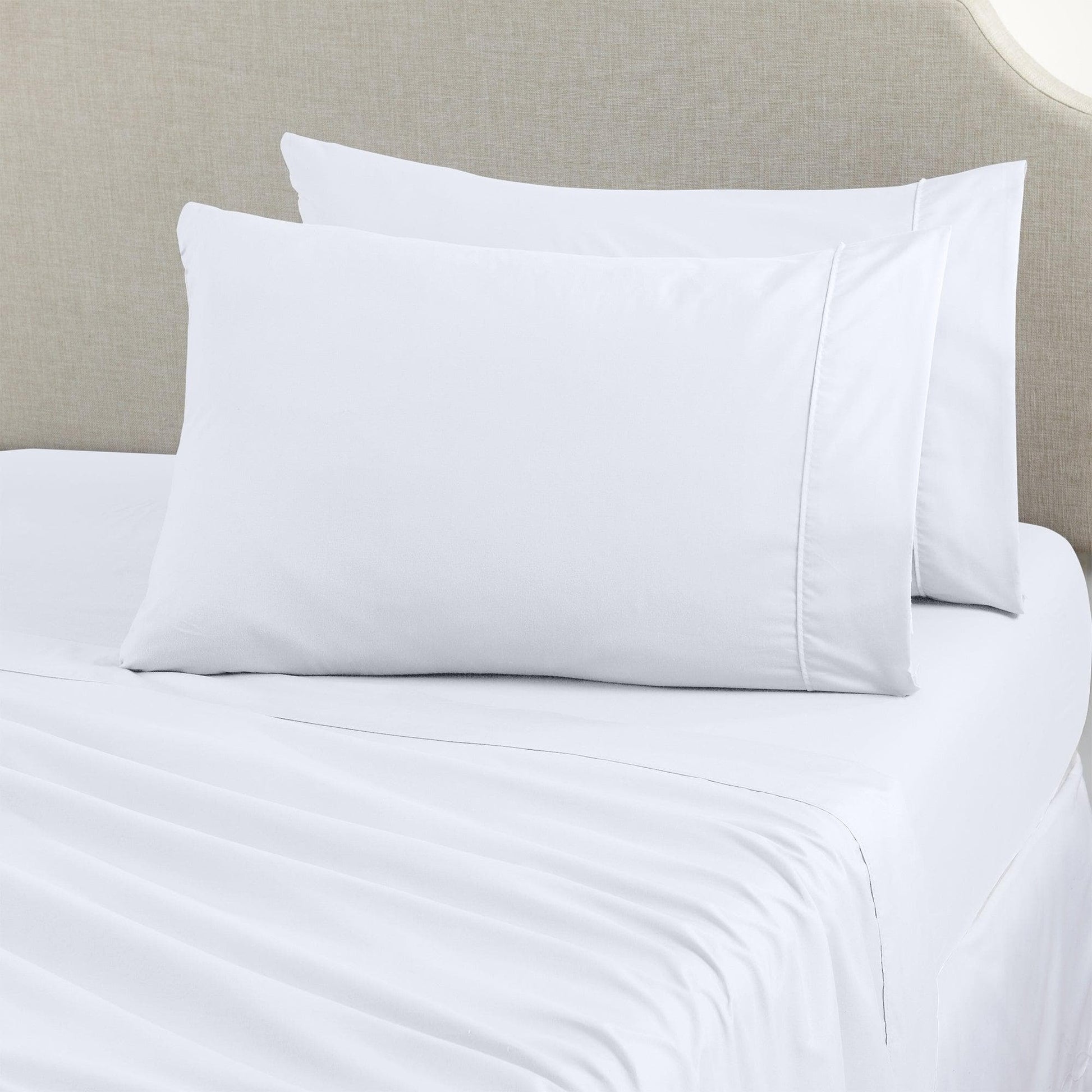Sleep City King / White Bed Sheets Triblend Sheet Set - Avani Collection Great Bay Home