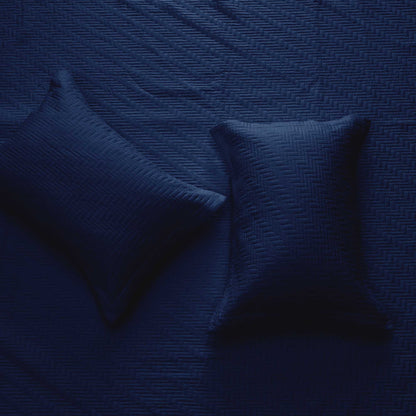 3-Piece Herringbone Stitched Quilt - Louise Collection