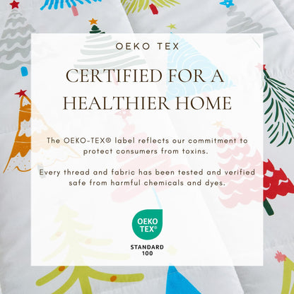 Reversible Christmas Comforter and Sham Set - Holiday / Lodge Odette Collection