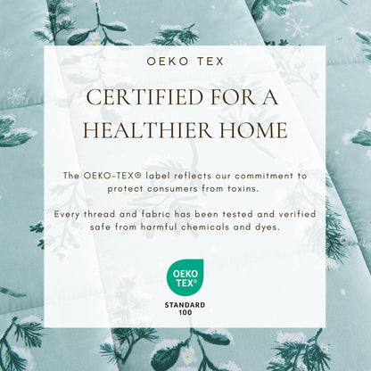 Reversible Christmas Comforter and Sham Set - Holiday / Lodge Odette Collection