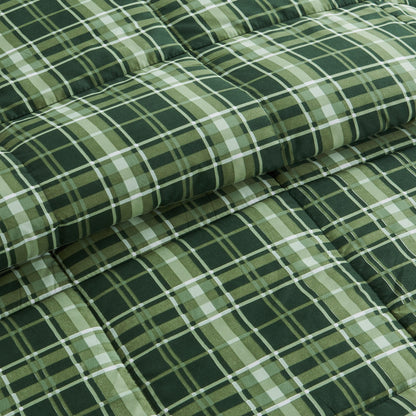 Reversible Christmas Comforter and Sham Set - Holiday / Lodge Odette Collection