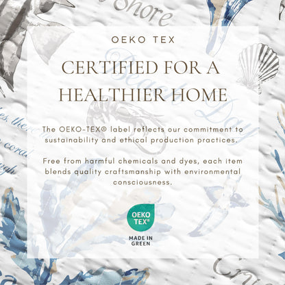 Stripe & Ocean Story Coastal Quilt Set - New Castle Collection