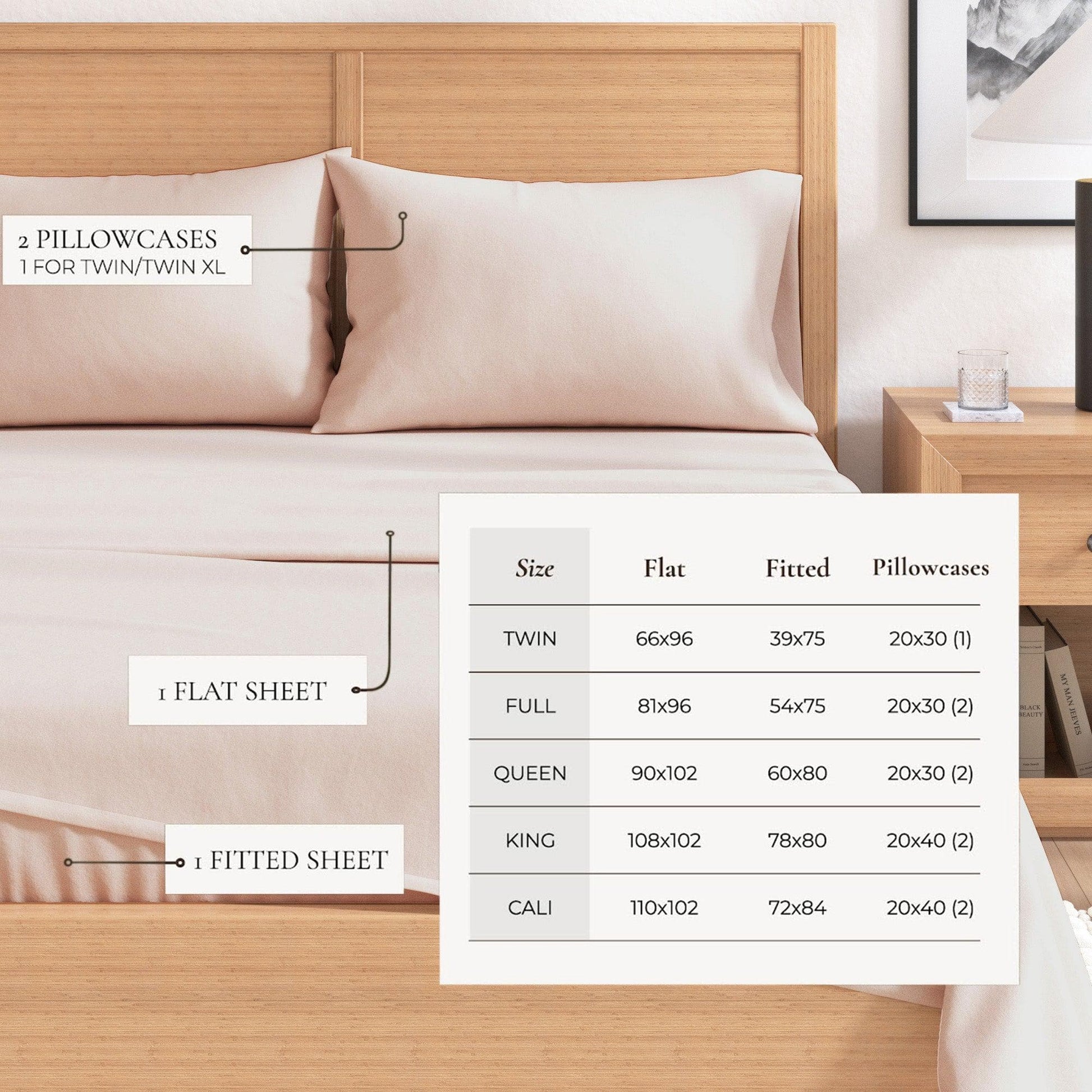 Sleep City Twin / Winter White Sheets 4-Piece Cotton Solid Flannel Sheet - Nordic Collection Great Bay Home
