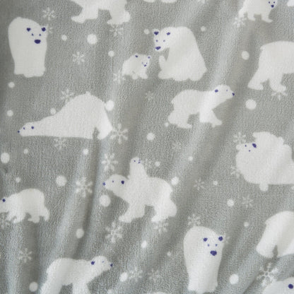 4-Piece Printed Plush Sheet - Velvet Luxe Collection