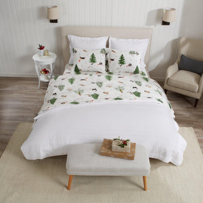 4-Piece Printed Plush Sheet - Velvet Luxe Collection