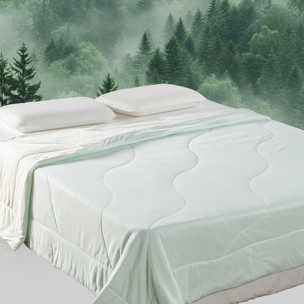 Sleep City Twin / Green Comforter Kasentex All Season Ultra Soft Cooling Blanket Comforter, Hypoallergenic and Breathable, Room Decor, Graduation Gifts Kasentex