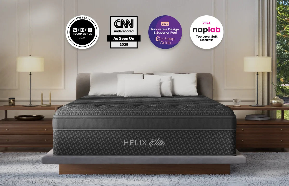Helix sunset elite award winning soft mattress at Sleep City