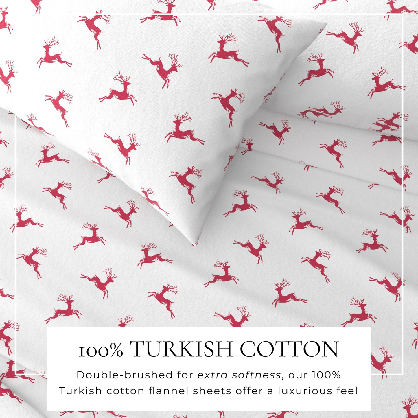4-Piece Turkish Cotton Flannel Sheet - Whittaker Collection