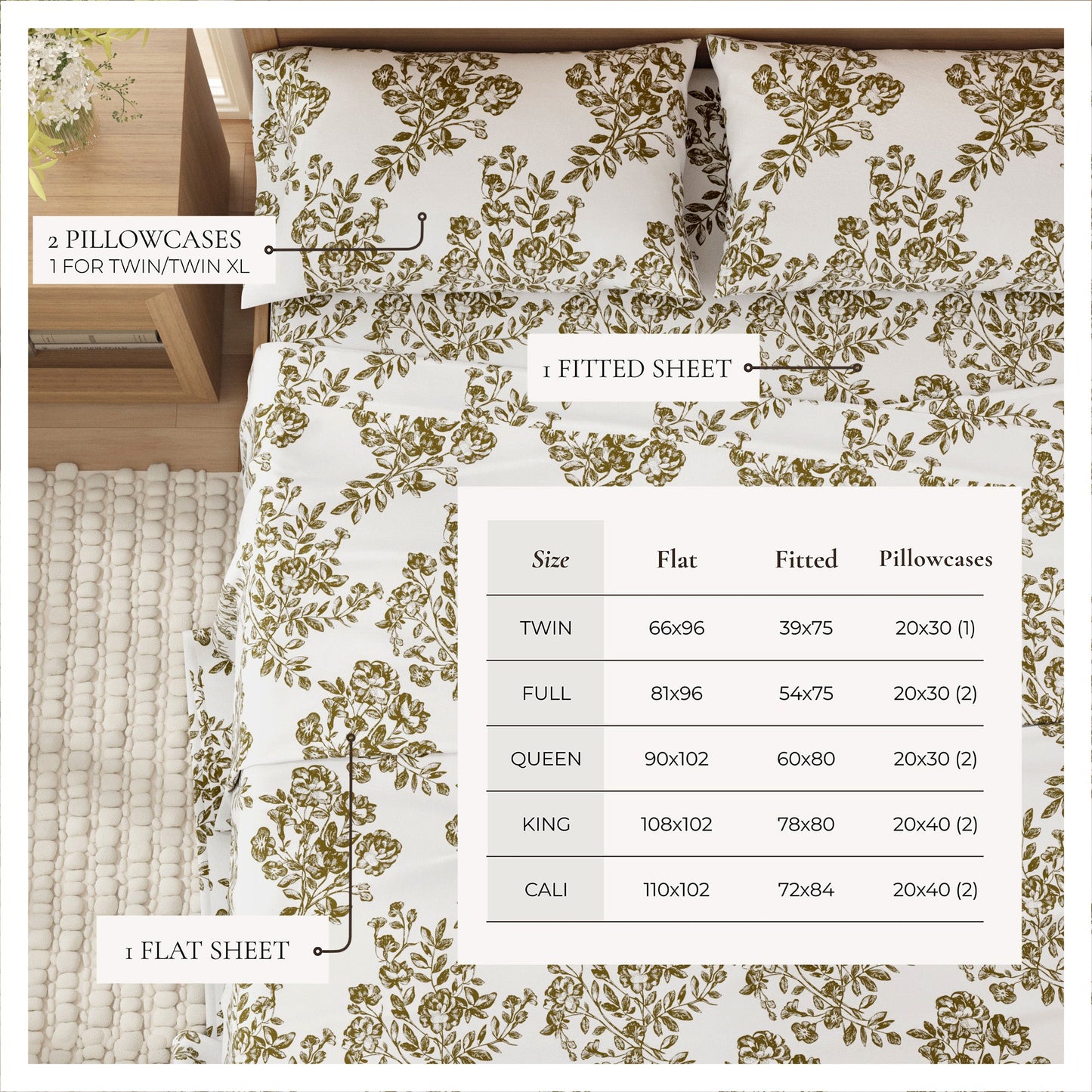 Turkish Cotton Flannel Sheet - Belle Collection