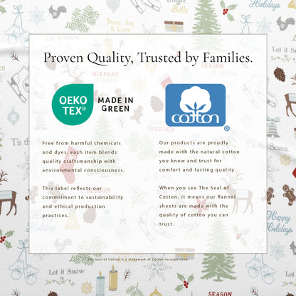 4-Piece Turkish Cotton Flannel Sheet - Whittaker Collection