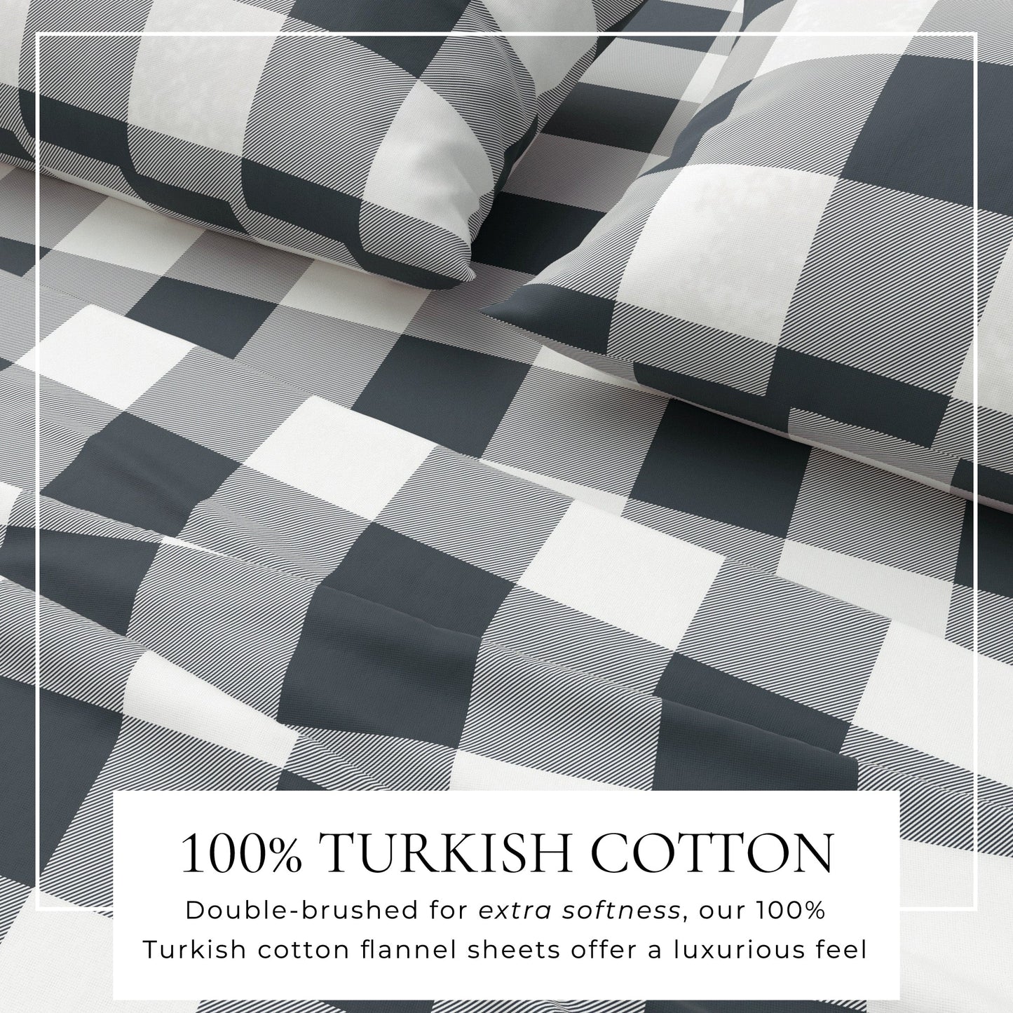 Turkish Cotton Flannel Sheet - Belle Collection
