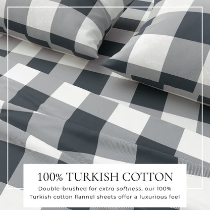 Turkish Cotton Flannel Sheet - Belle Collection