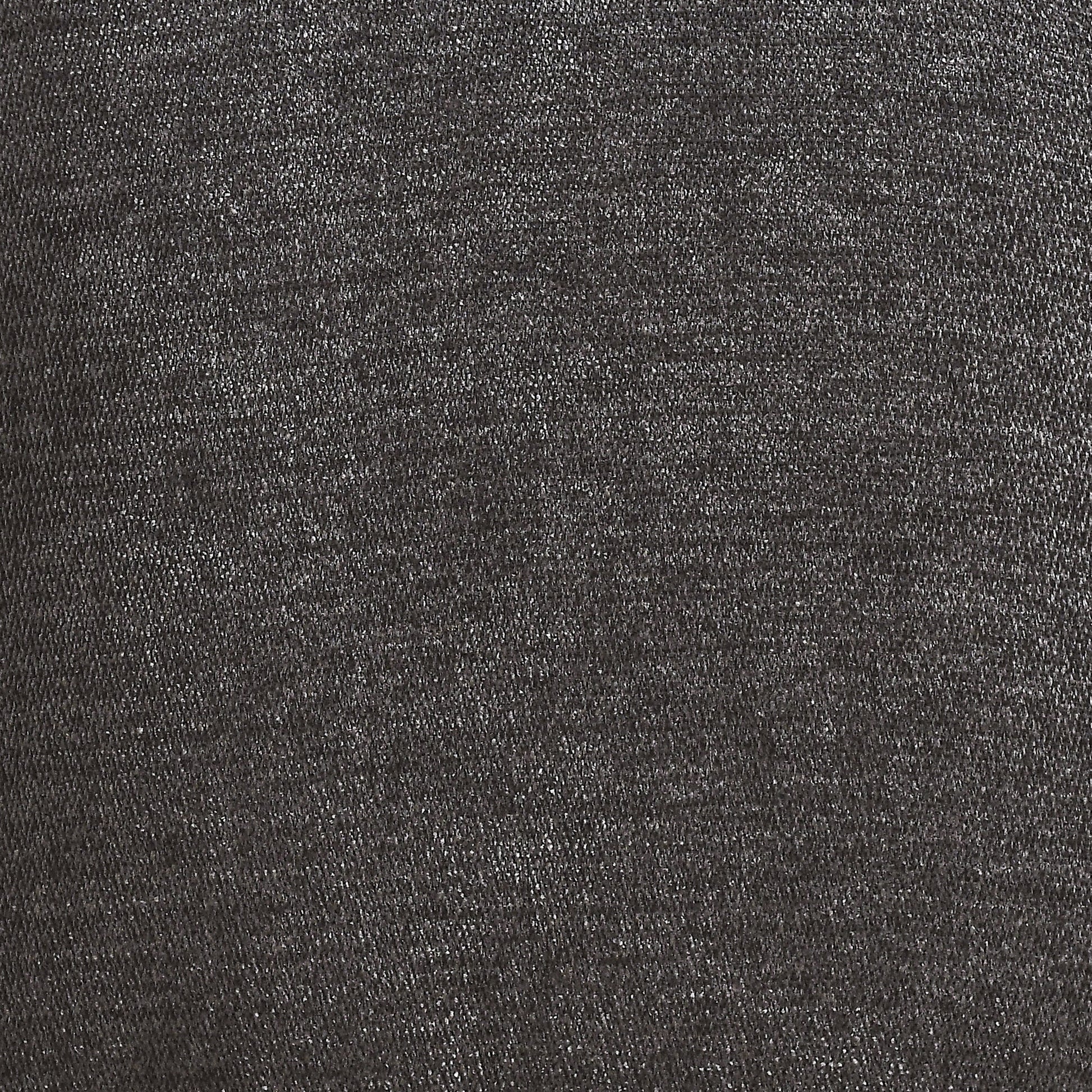 Close-up of dark gray bed frame fabric