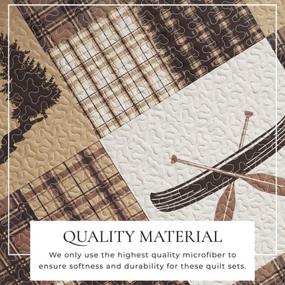 Redwood Lodge 3 Piece Quilt Set