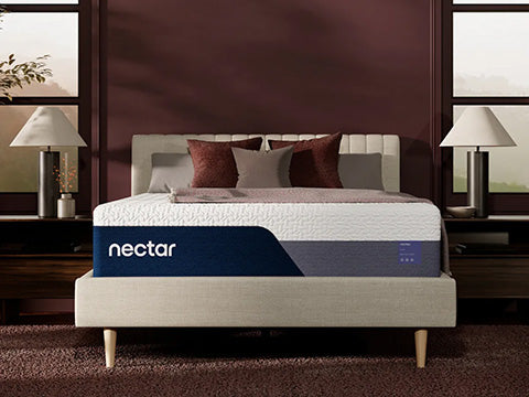 Nectar mattress on a bed in a bedroom setting