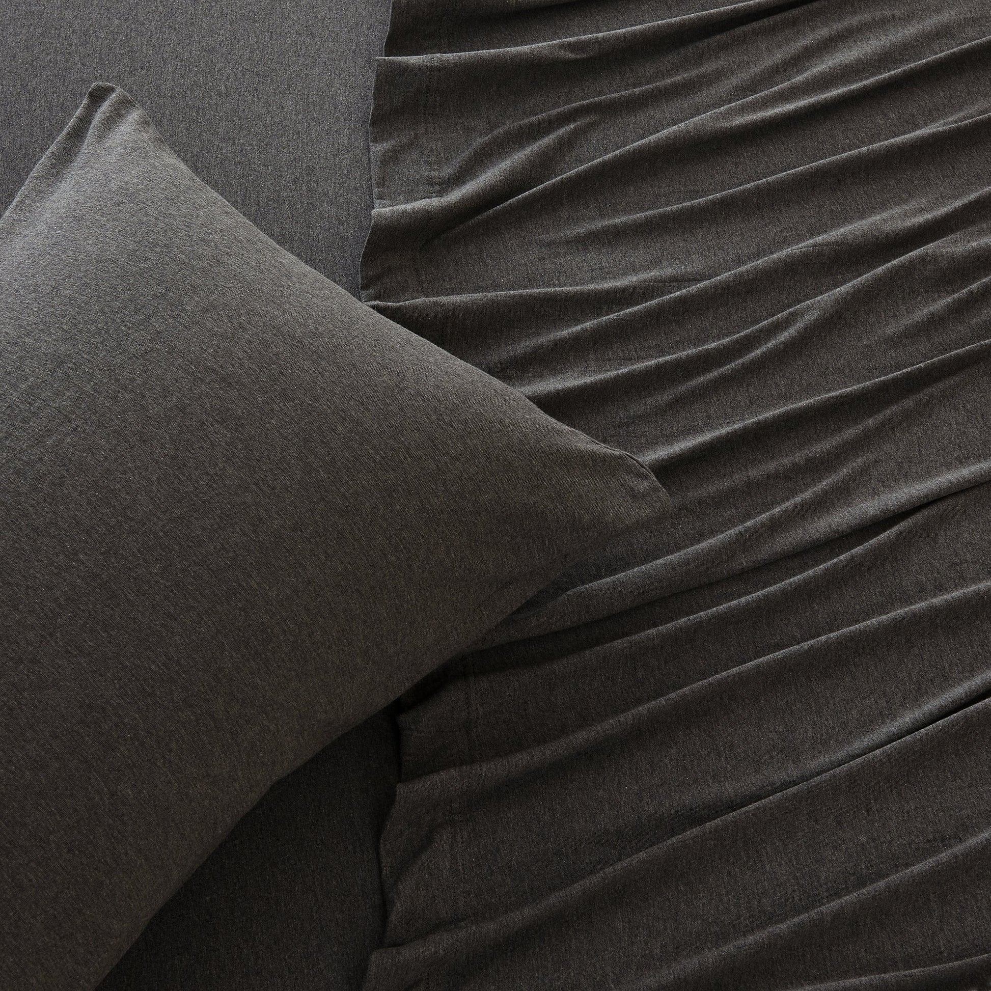 Sleep City Twin / Winter White Sheets 4-Piece Jersey Sheet - Carmen Collection Great Bay Home