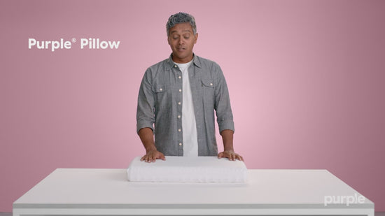 Purple Pillow Demo of GelFlex Grid Pillow