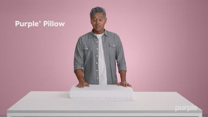 Purple Pillow Demo of GelFlex Grid Pillow