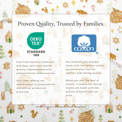 Turkish Cotton Flannel Sheet Set - Kids' Christmas Collection