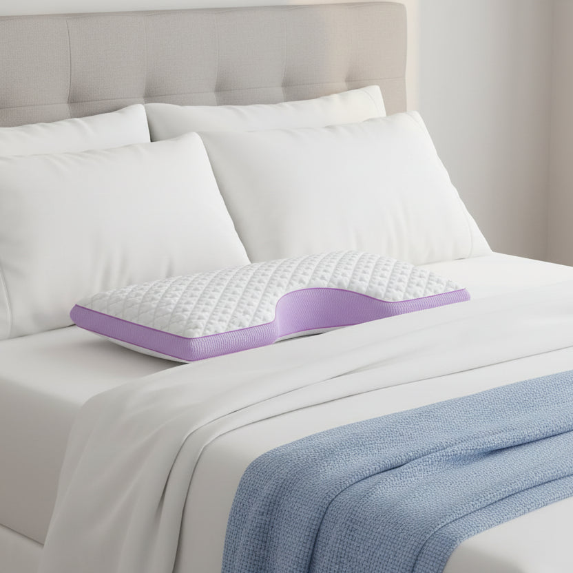 Lavender Cooling Side Sleeper Pillow | Shoulder Support | Sleep City
