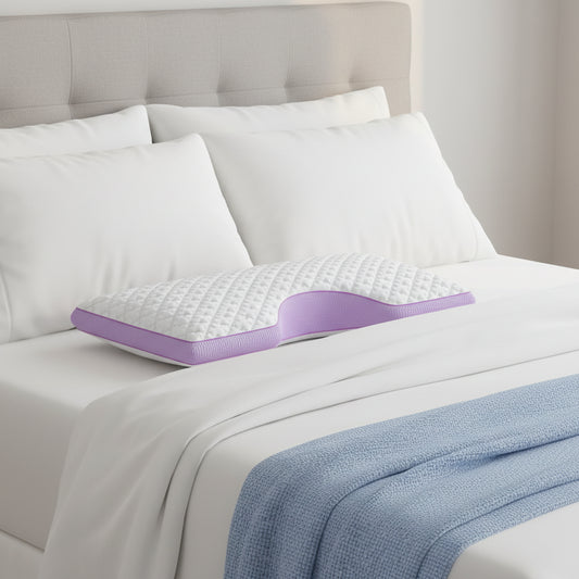Lavender Cooling Side Sleeper Pillow | Shoulder Support | Sleep City