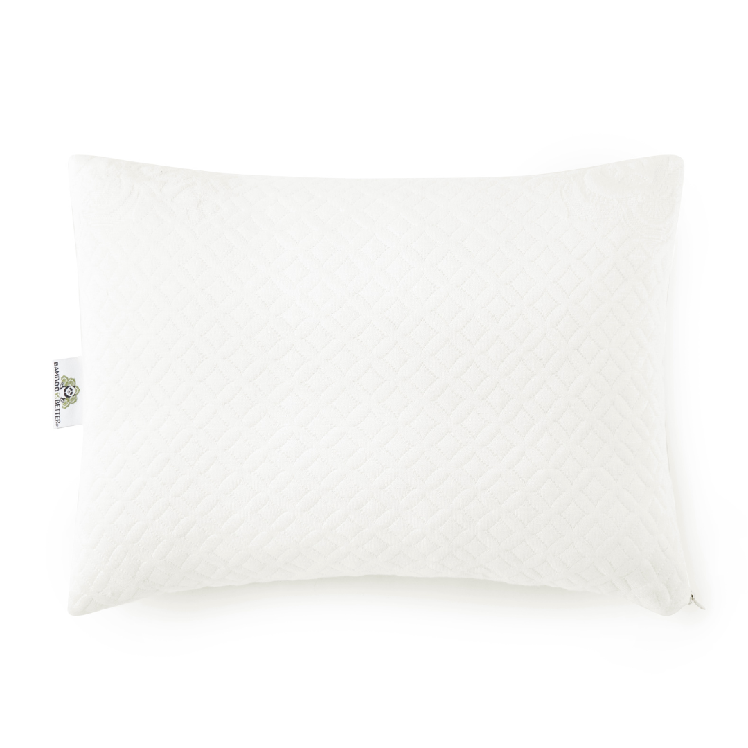 White pillow on a white background