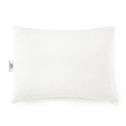 White pillow on a white background