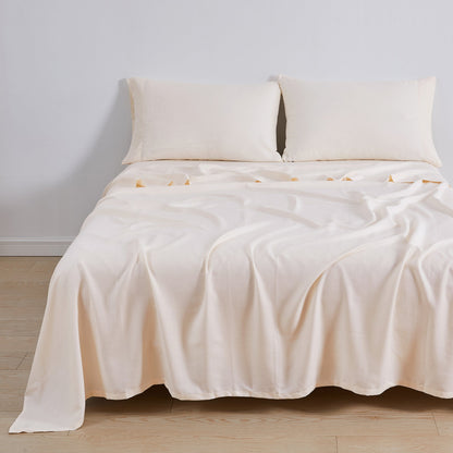 TENCEL™ Lyocell & Linen Blend Sheet Set - Magdalena Collection