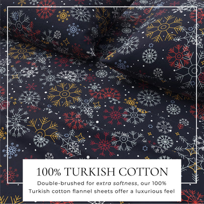 4-Piece Turkish Cotton Flannel Sheet - Lakeview Collection