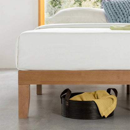 Twin XL wood platform bed frame