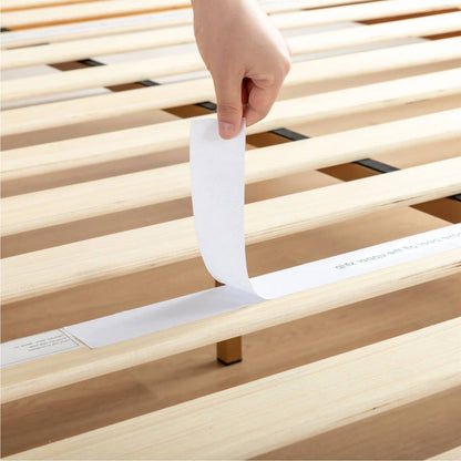 Twin XL wood platform bed frame