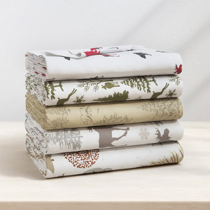 4-Piece Turkish Cotton Flannel Sheet - Lakeview Collection