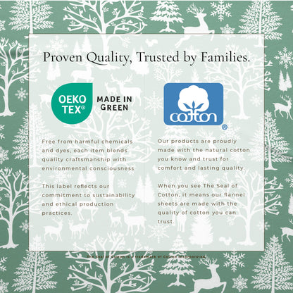 4-Piece Turkish Cotton Flannel Sheet - Lakeview Collection