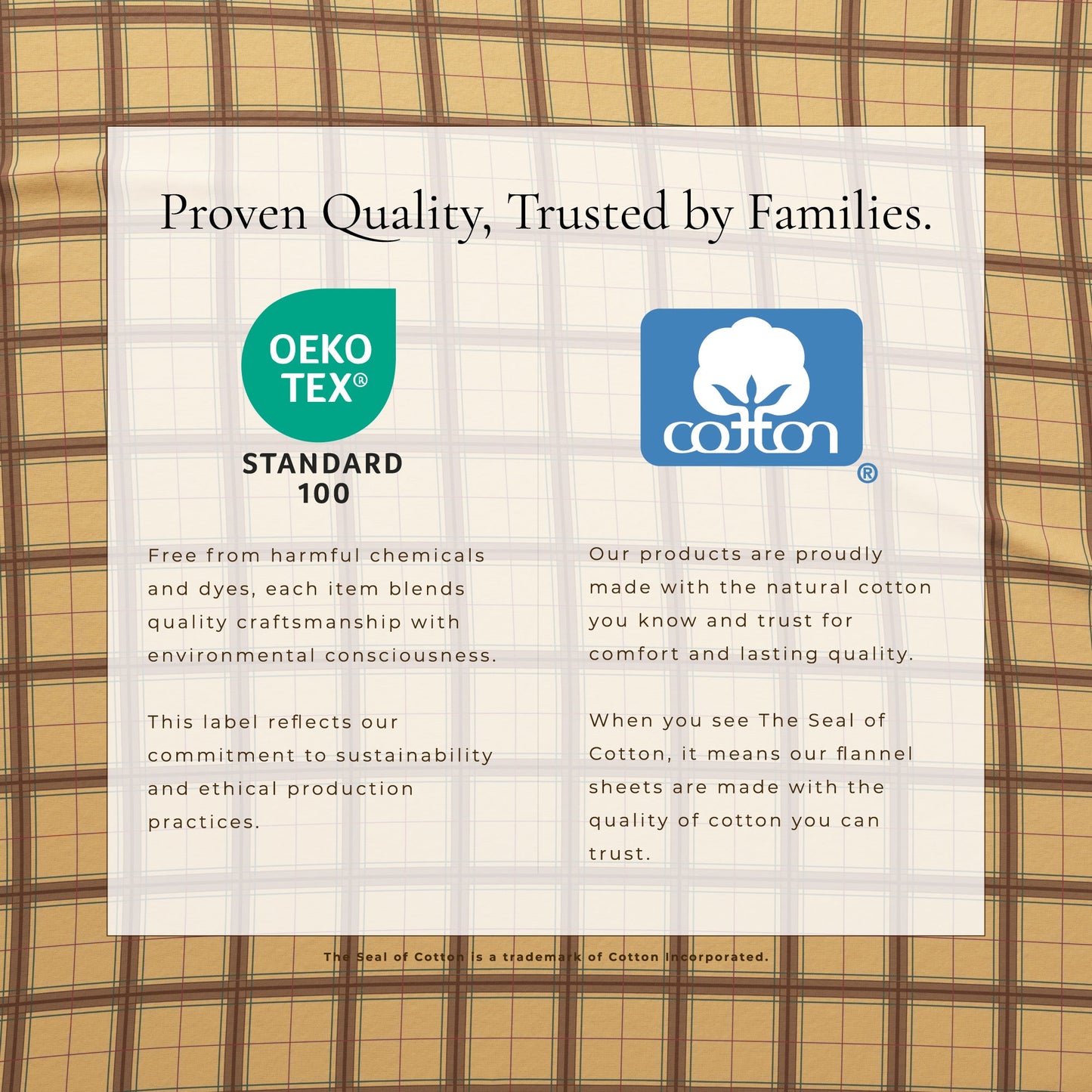 Turkish Cotton Flannel Sheet Set - Plaid & Stripe Collection