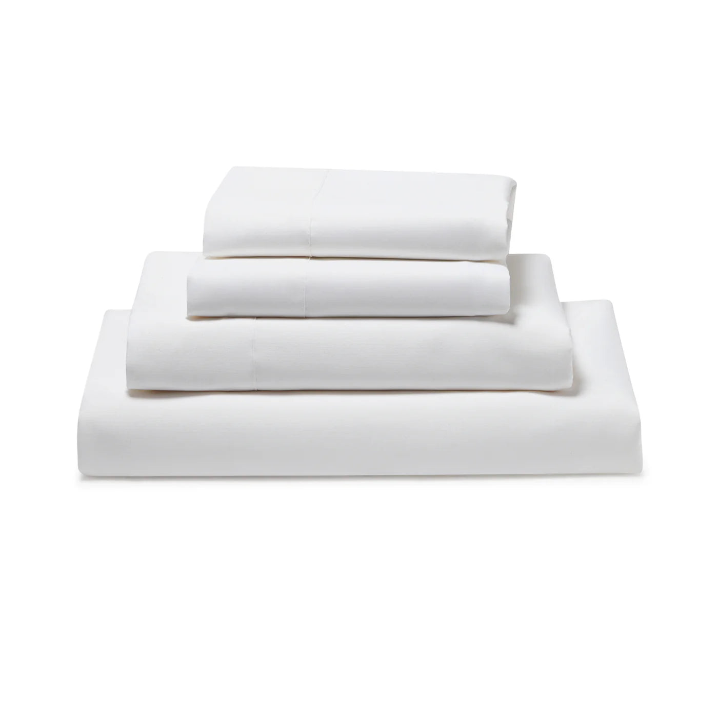 luxury hotel bed sheet sets in white at Sleep City